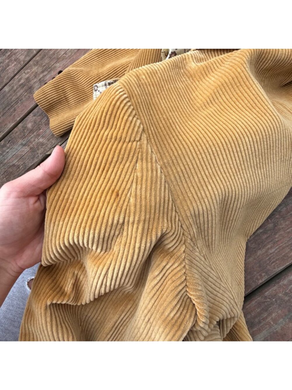 Vintage Mens Corduroy Blazer Jacket 38L By New York Store In Mustard Yellow - Picture 7 of 8